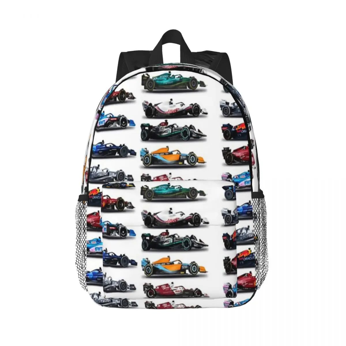 F1 alle Autos Rucksäcke Jungen Mädchen Bücher tasche Mode Kinder Schult aschen Laptop Rucksack Umhängetasche große Kapazität