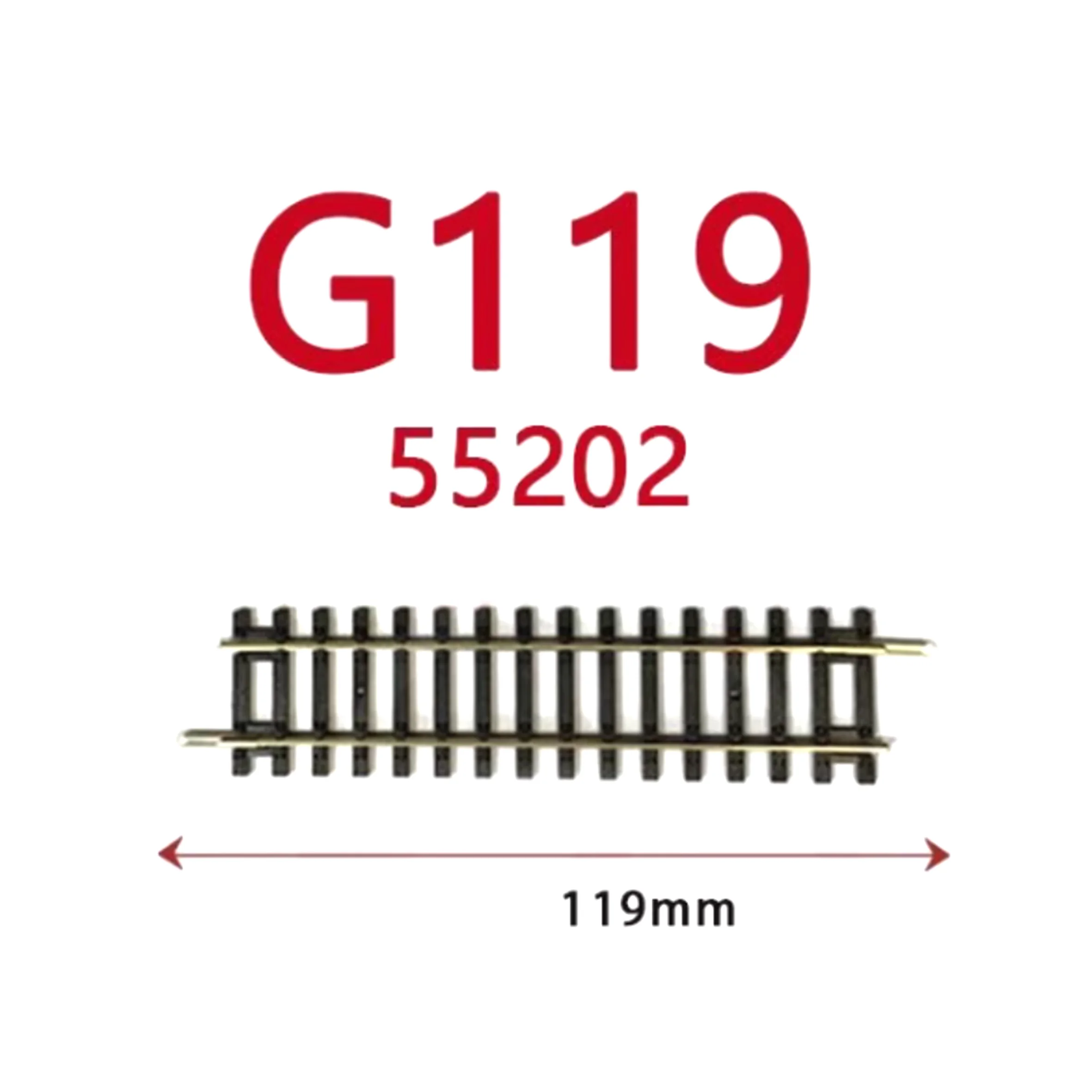 

Аксессуары для модели поезда HO 1/87 G119 55202, модель прямой гусеницы (L119 мм)
