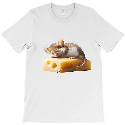 NEW Sleeping Mouse T-Shirt, Sleep Funny Shirt, Gift For Her Trending S-5XL