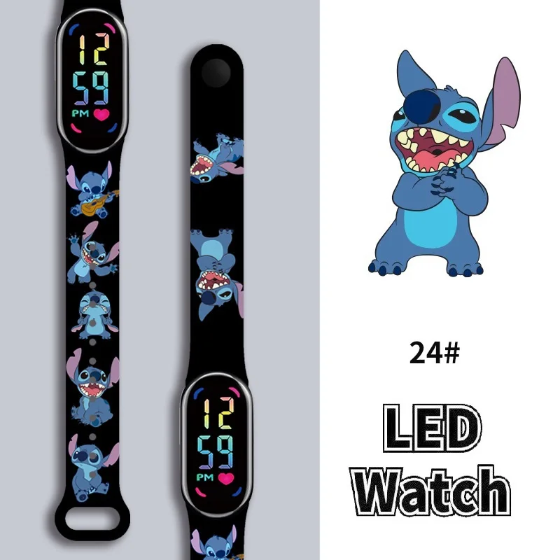 

Stitch Children Watches Girls Waterproof Sport Touch Screen Watch for Women Waterproof Digital Clock Bracelet Gifts