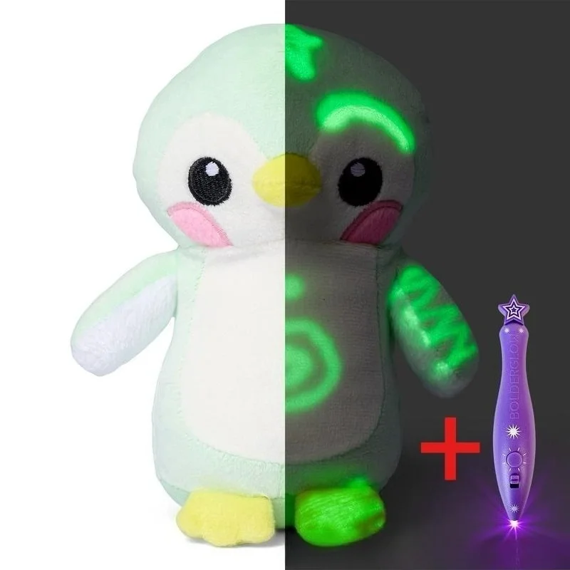 NEW Glowing Plush Toy Soft Animal For Kids With Night Light Function For Bedtime Companion And Travel Birthday Gift