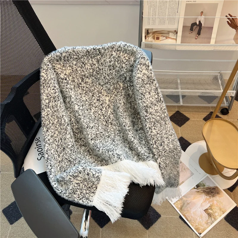 Impiombato retrò da donna ​ Cardigan da donna maglione lavorato a maglia con nappe elegante Y2k moda coreana autunno nuovo top lavorato a maglia con o-collo allentato