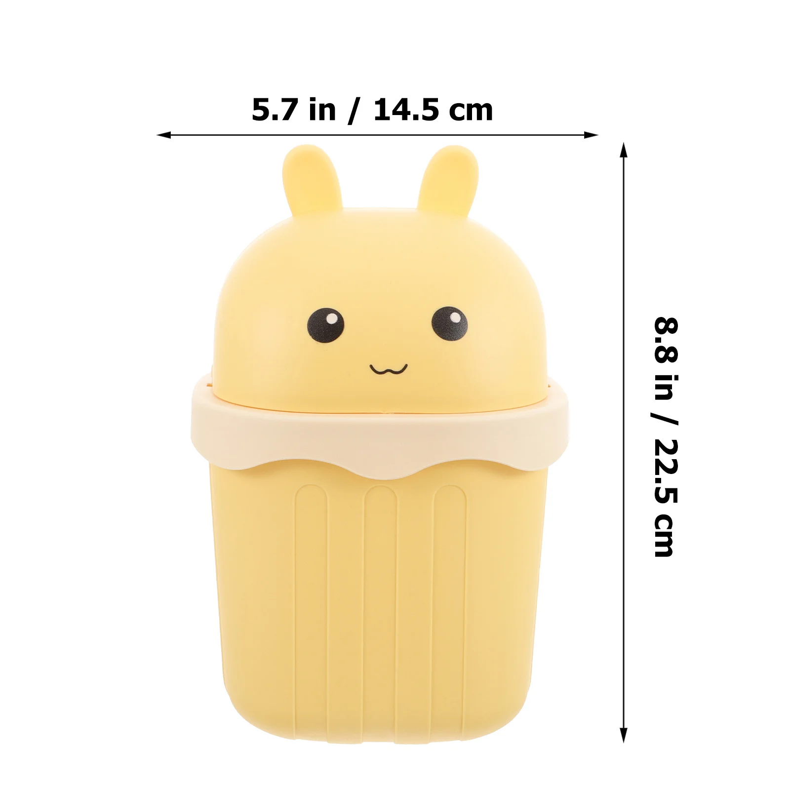 سطح المكتب سلة المهملات الصغيرة لطيف الكرتون البلاستيك سلة المهملات حاوية القمامة الصغيرة مكتب عمل كونترتوب حامل مكتب سلة المهملات الصغيرة #3