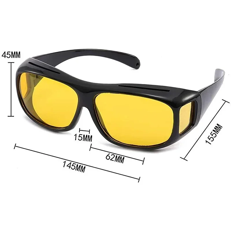 Universal Fashion Car Night Vision Driving Glasses Anti-Glare Motorcycle Bicycle Driver Goggles UV Protection Sunglasses Eyewear image 2