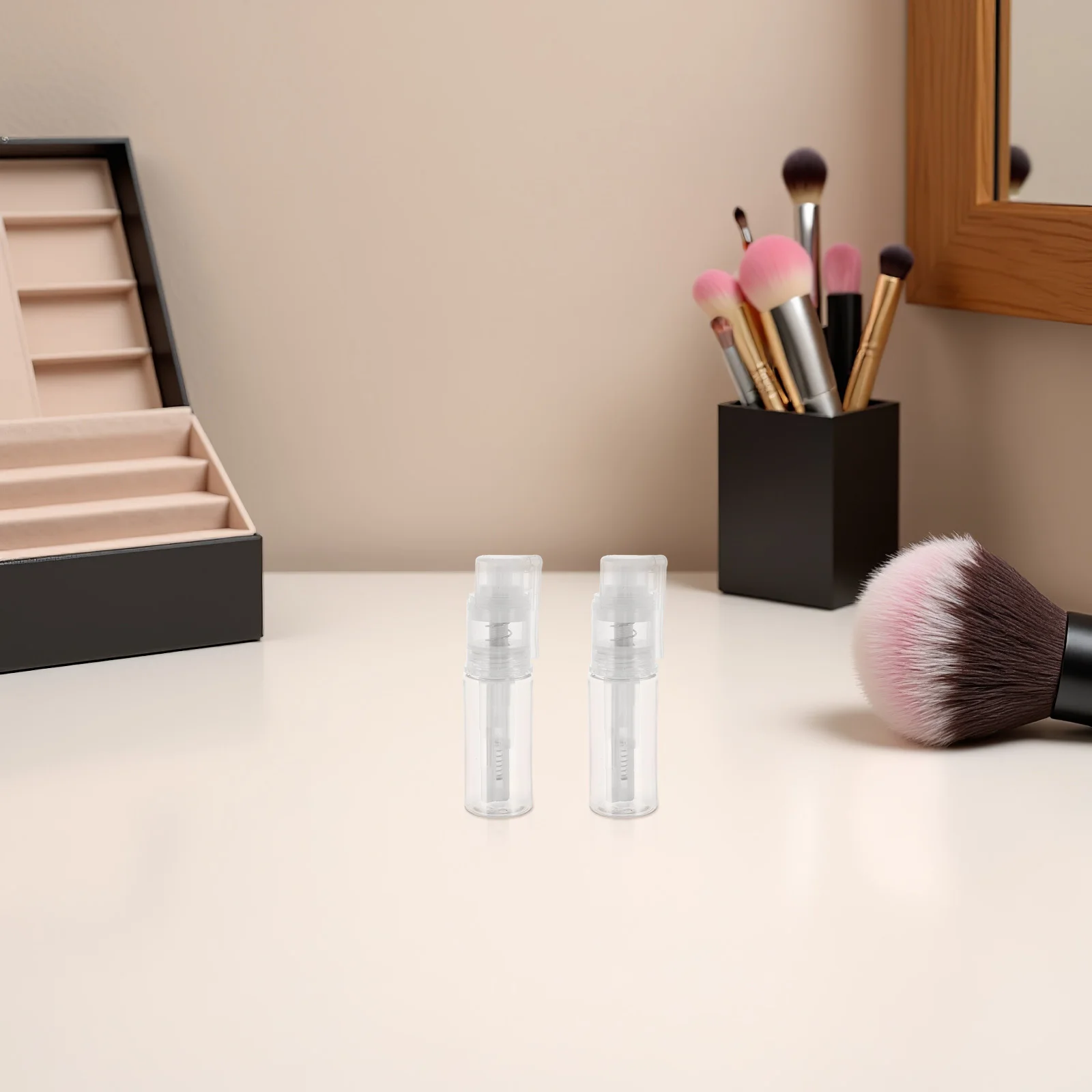 

Spray Bottle 120ml Portable Talcum Powder Container Travel Soft Skin Care Safe Formula Refreshing Body