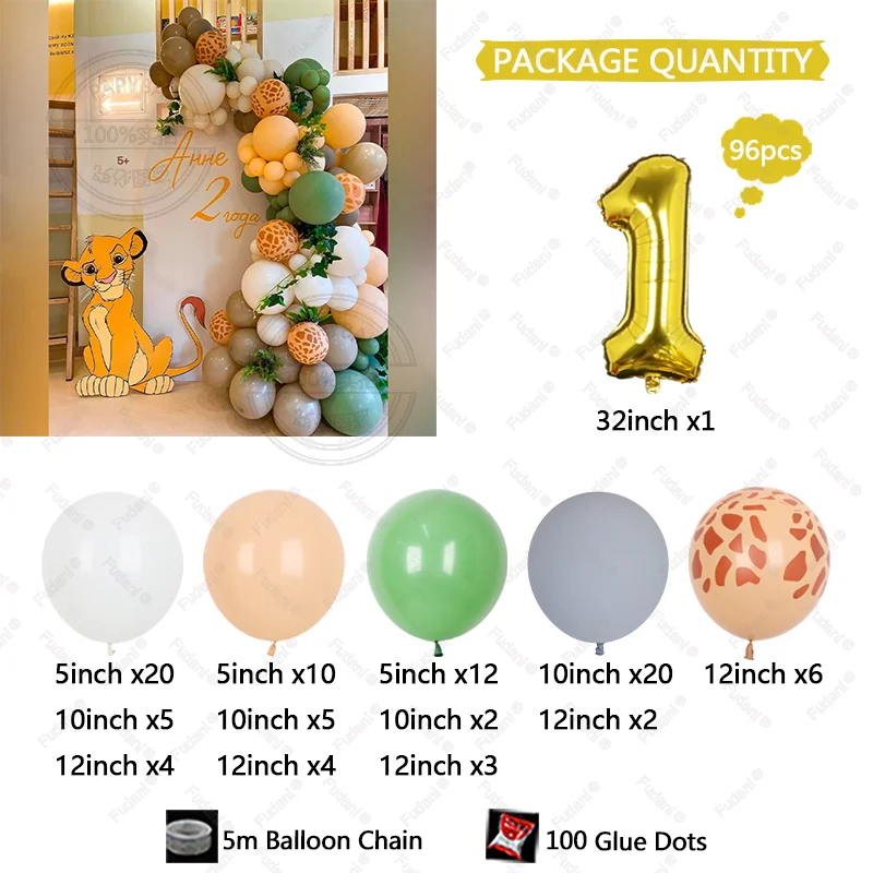 Set De Lion Anniversaire: Joyeux Anniversaire Roi Lion – UUZYJ