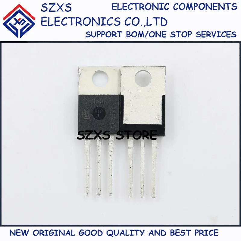 New Original 10Pcs SPP20N60C3 20N60C3 TO-220 650V 20.7A MOSFET Field Effect Transistor In Stock Good Quality