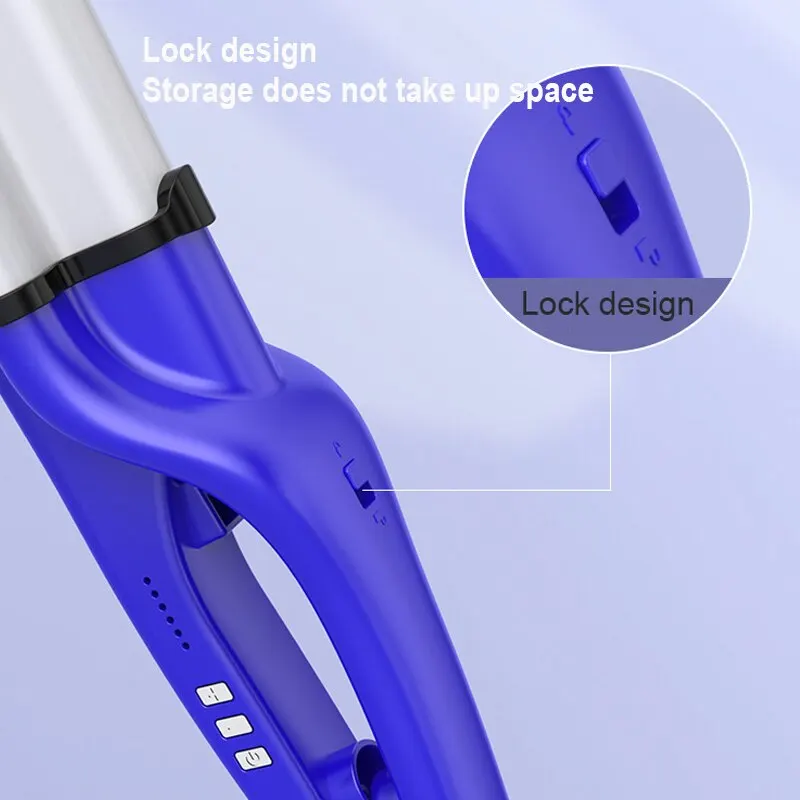 Portatile Vintage Waves Electric Hot Curling Iron Wand Hair Styling Tool per tutti i tipi di capelli uso domestico riccioli a spirale per la bellezza