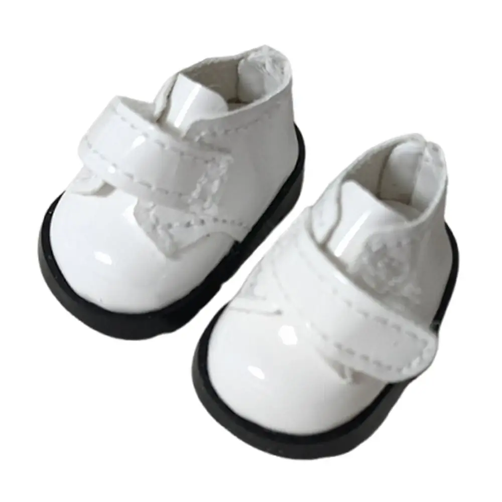 3.8CM For 17CM Labubu Doll Shoes Leather Material Multiple Styles Doll Shoes Hand-made DIY For Labubu Doll Accessories Doll Toys