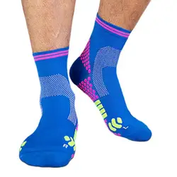 Far Infrareds Schorl Socks Far Infrareds Heightening Booster Socks Micros Titaniumss Ankle Compression Sock For Running Cycling