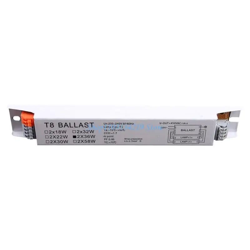 N5KC 1Pc 2x36W T8 Electronic Ballast Start Tube Lights Fluorescent Ballasts