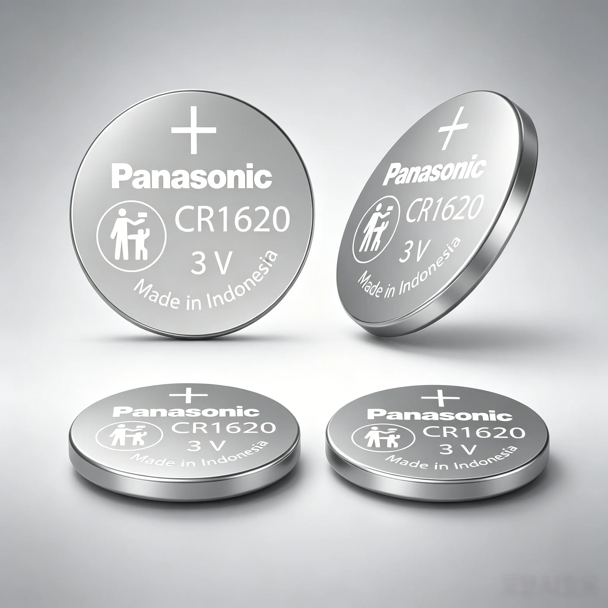 Geniune Panasonic Button Battery CR1620 Lithium 3V Coin Cell For Calculator Watch Toys Durable Energy DL1620 Batteries