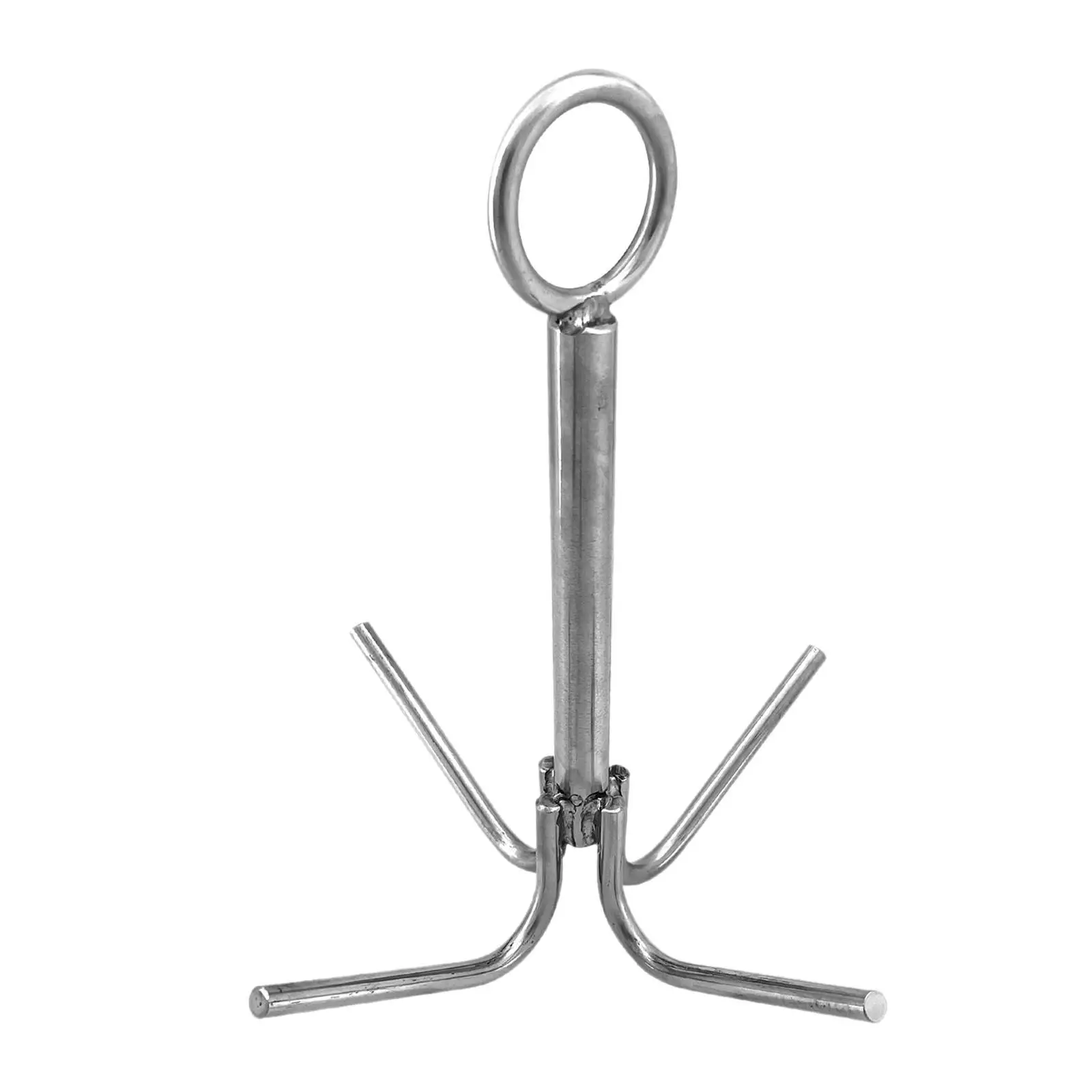 Grappling Hook Rustproof Multifunctional Boat Anchor Stainless Steel Hook for