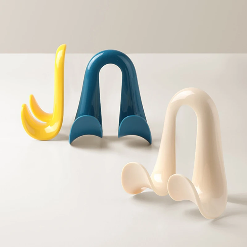 Double Hooks Space-Saving Clothes Hats Scarf Handbag Storage Rack Wardrobe Backpack Hook 3/2/1pcs Bag Hanger Hook