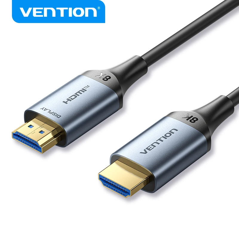 Kabel światłowodowy Vention 8K HDMI 2.1, kompatybilny z 4K240Hz Dynamic HDR/VRR/ALLM/HDCP 2.3, do telewizorów Samsung LG, PC, PS5/4, kabel HDMI — zdjęcie produktu 7