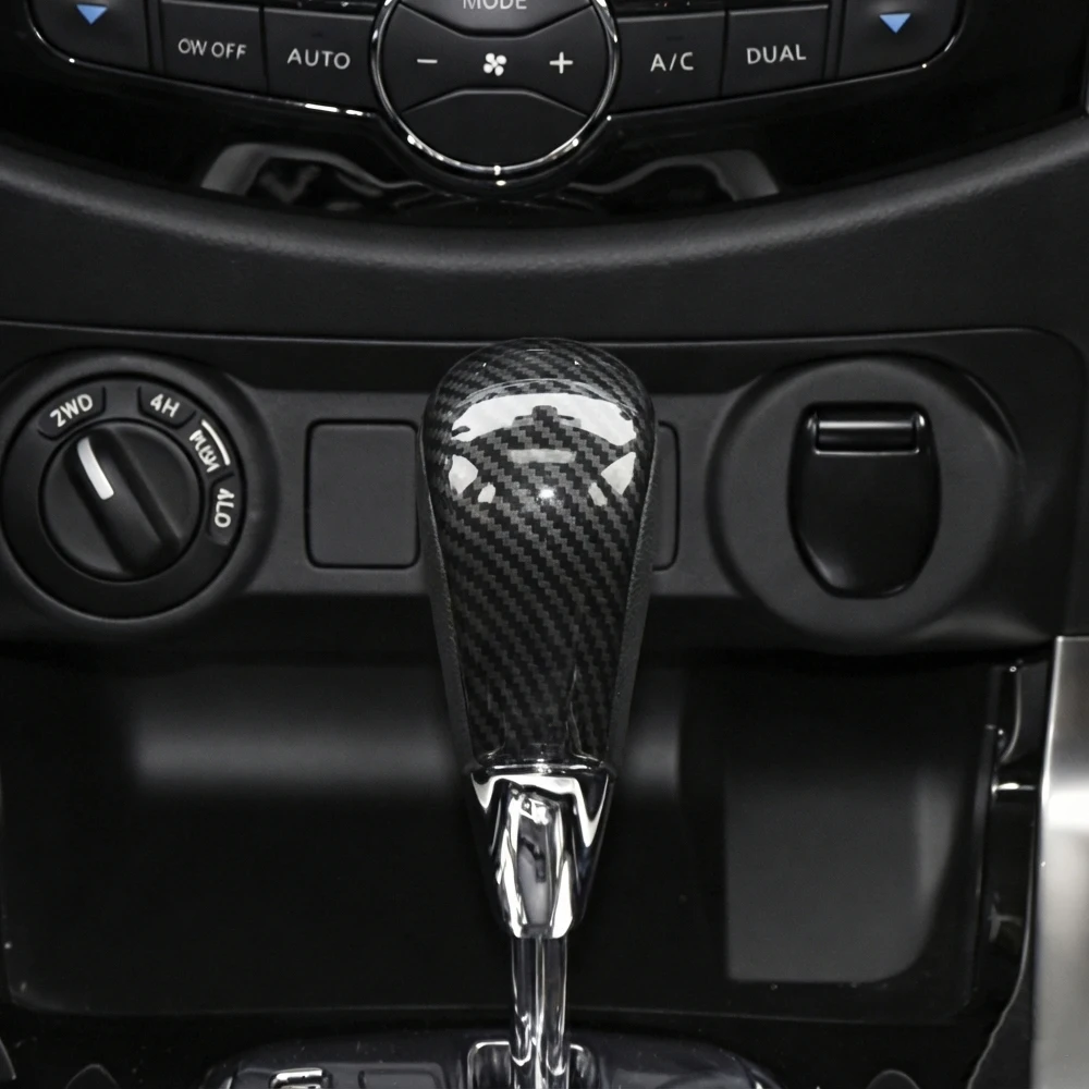 AT Change Lever Cover for Nissan Navara NP300 2015 - 2025 Gear Shift Knob Trim Sticker Decoration Protector Stickers Accessories view 3