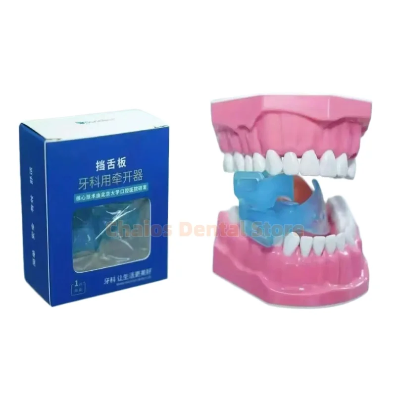 1Pair/Box Dental Tongue Retractor Mouth Opener Cheek Lip Retractor Right/Left Autoclavable Oral Isolate Tongue & Protect