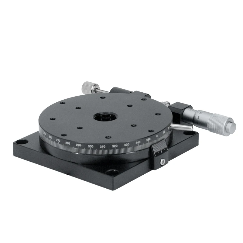

R-axis Manual Rotary Slide Table Displacement Precision Fine-tuning RSP60/80/90/125 Platform Optical Adjustment Indexing Disc