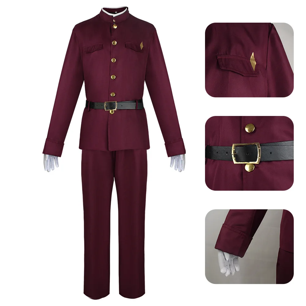 أزياء Suehiro Tecchou التأثيرية للبالغين Bungo Tecchou Suehiro التأثيرية عباءة علوية وسراويل وقبعة لعرض الملابس مجموعة كاملة