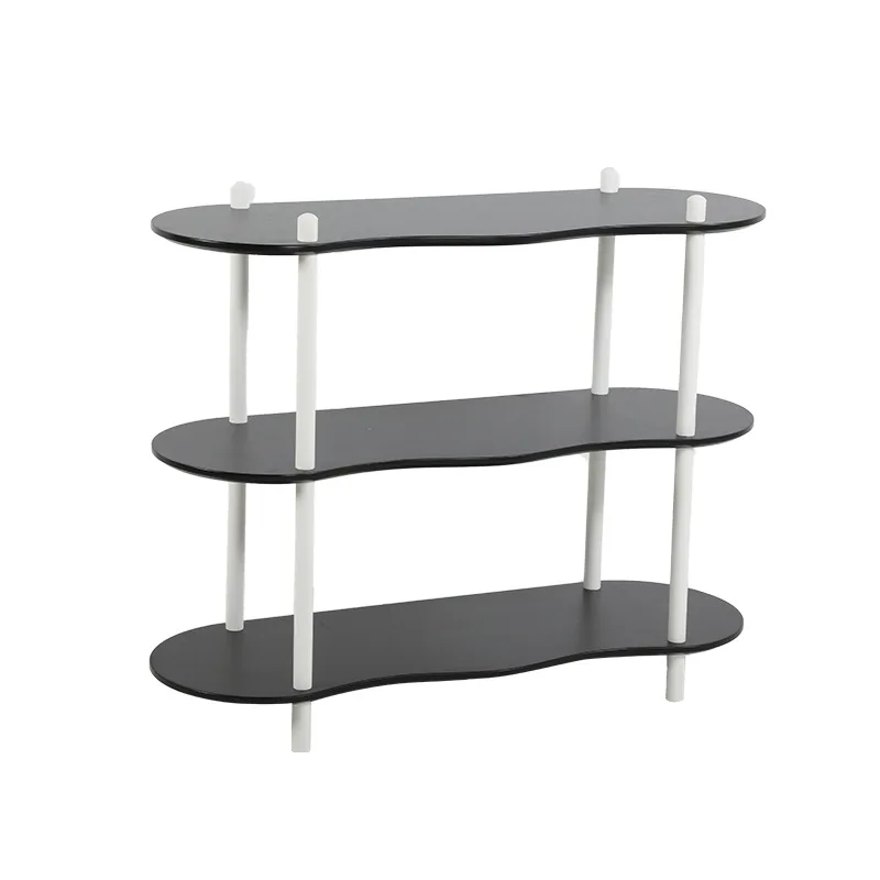 

Shelf, small apartment living room floor bookshelf special-shaped multi-layer display rack