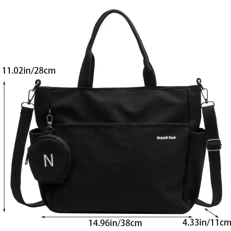 Ins Lazy Wind Nylon Damen Handtasche neue koreanische große Kapazität wasserdichte Schulter Umhängetasche weibliche einfache literarische