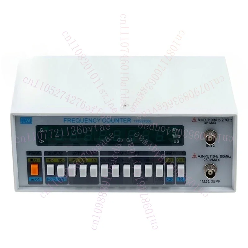 TFC-2700L Multi-Functional High Precision Frequency Meter 8 LED Display Instrument 10HZ-2.7GHZ High Resolution Frequency Counter