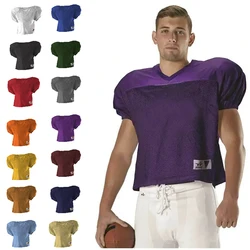 Rugby Short Sleeves Training T-Shirt Vest Men Rugby Baseball Softball Shirt Breathable American Football Jerseys No Padding