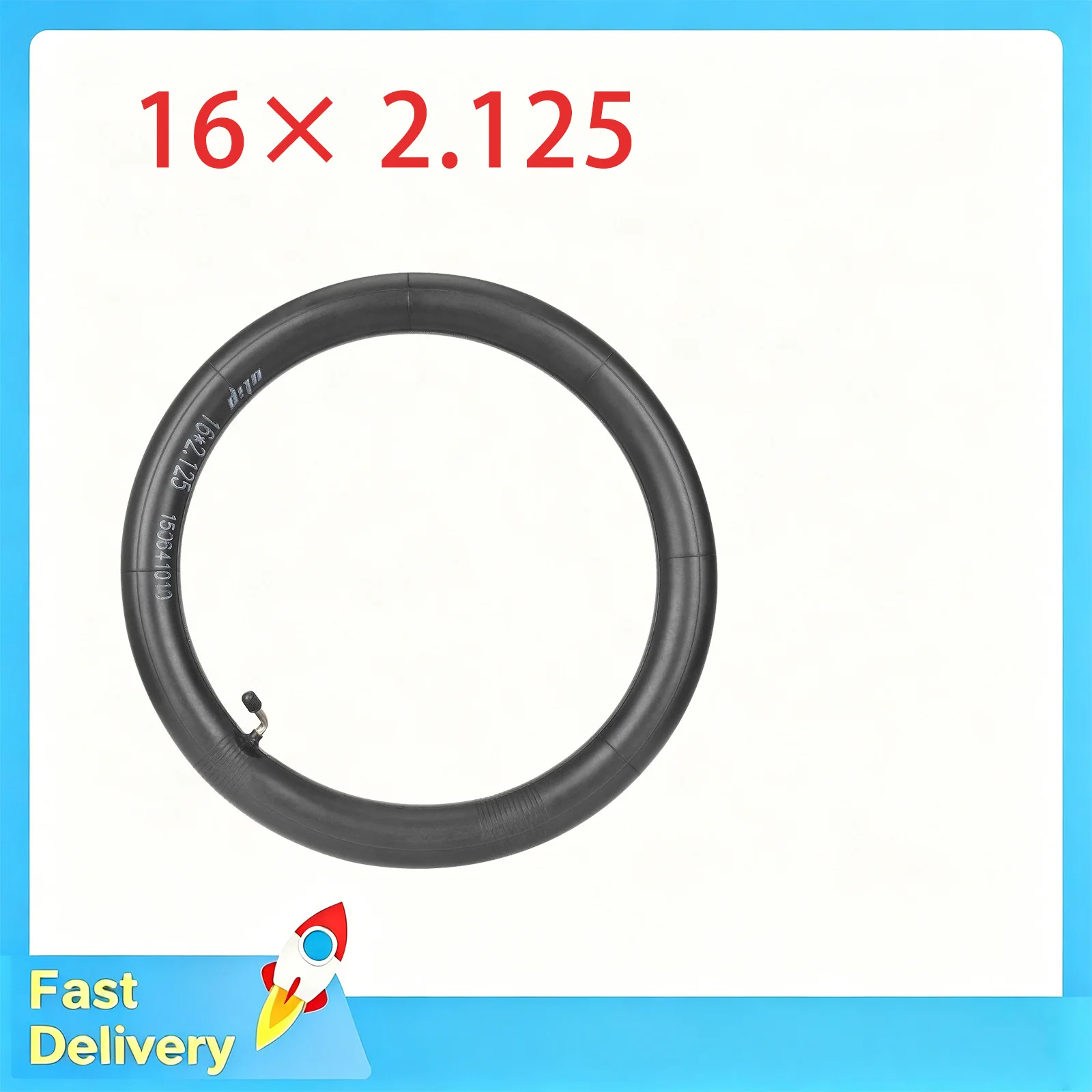 

Ulip 16*2.125 Reinforced Inner Tube with 45° Bent Valve Thickened Inner Tube Puncture Resistant Tube Easy Installation Parts