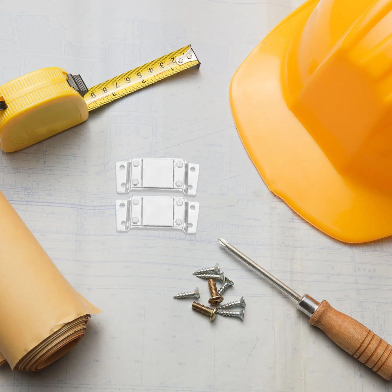 Support de lampe de chantier robuste pour casque de sécurité, 6 pièces, pour mineurs, travailleurs de sécurité, agents d'entretien et agents de patrouille