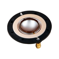 34.4MM Voice Coil Titanium Film 34 Core Horn Tweeter Driver Diaphragm Treble Speaker Repair DIY 7.2OHM Voice Coil Repair 1 pc