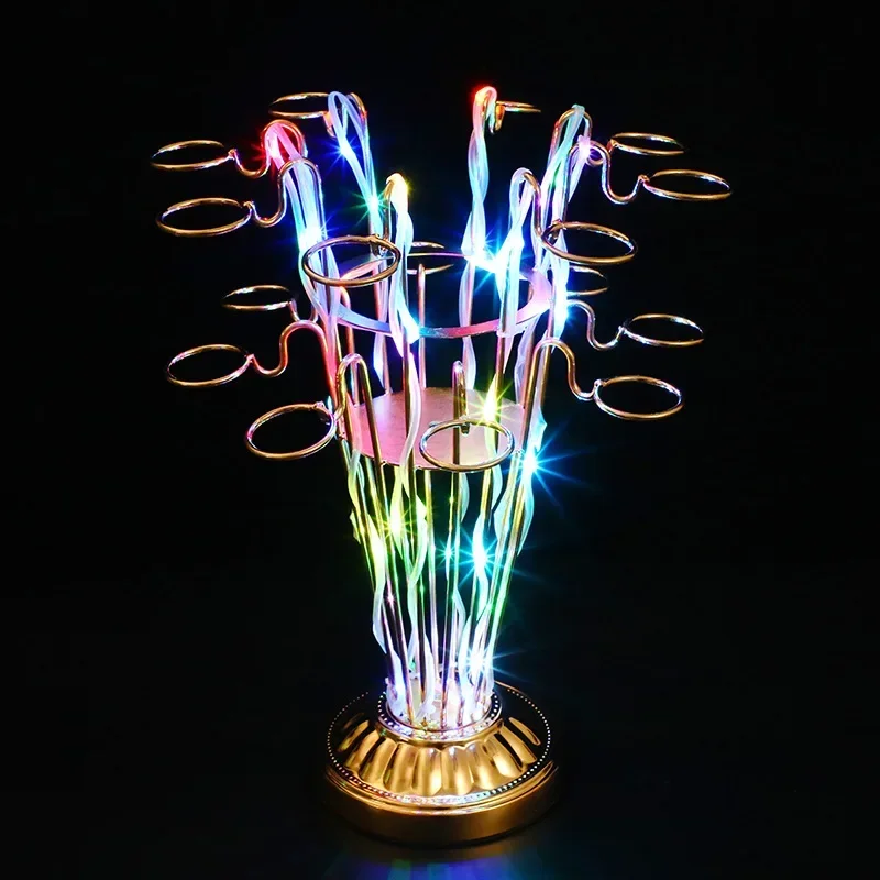 

Cocktail Glass Holder Wine Luminous LED Bar KTV Champagne Bullet Glass Wine Glass Shelves Bottle