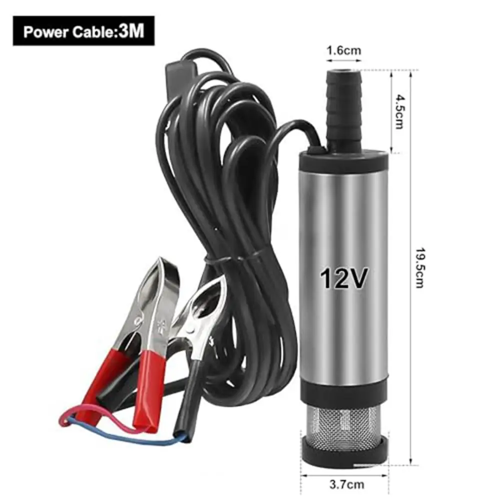 

Fuel Transfer Pump Water Pump 12v Submersible Water Pump For Diesel Vehicles Diesel Fuel Transfer Pump 12L/min Oil Output