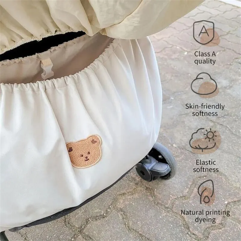 Sac de transport en nylon imperméable pour maman, sac de rangement pour couche-culotte, bouteille de sortie, poussette en tissu