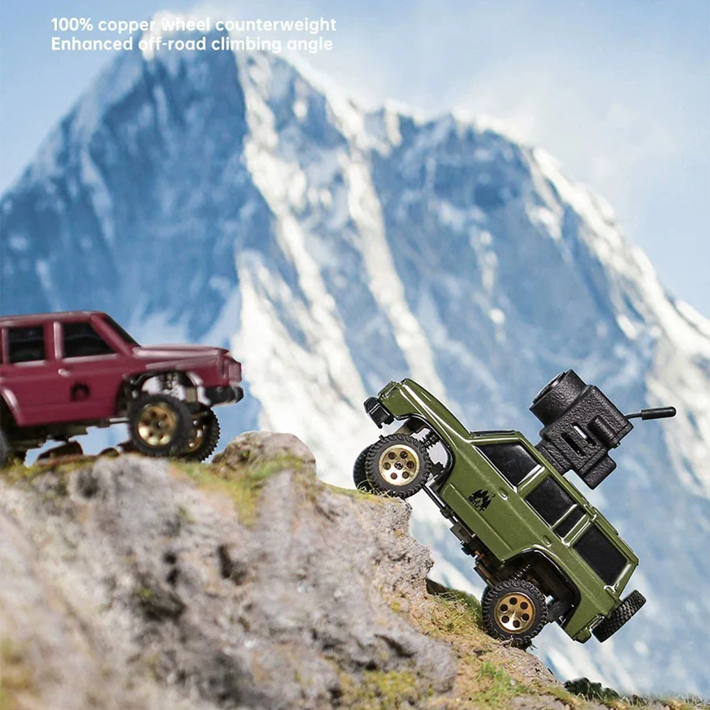 Sniclo 1/64 3005 سيارة لاسلكية صغيرة 4WD RC FPV نظارات + كاميرا RC تسلق على الطرق الوعرة مركبة الكبار لعبة أطفال هدية عيد ميلاد #2