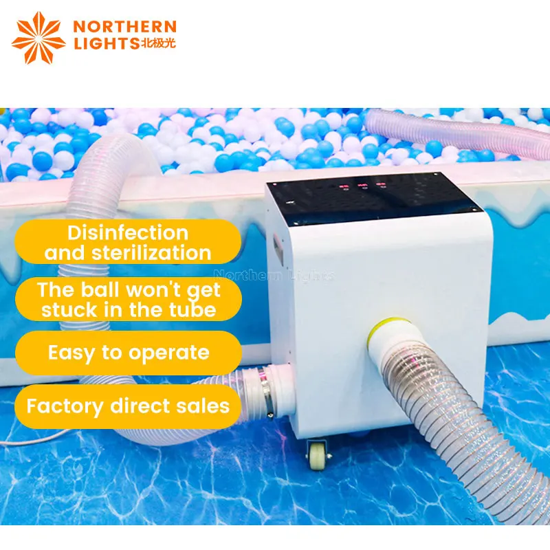 Large Brush Water Washing and Integrated Wave Ocean Ball Cleaner  Naughty Fort Park Cleaning Equipment