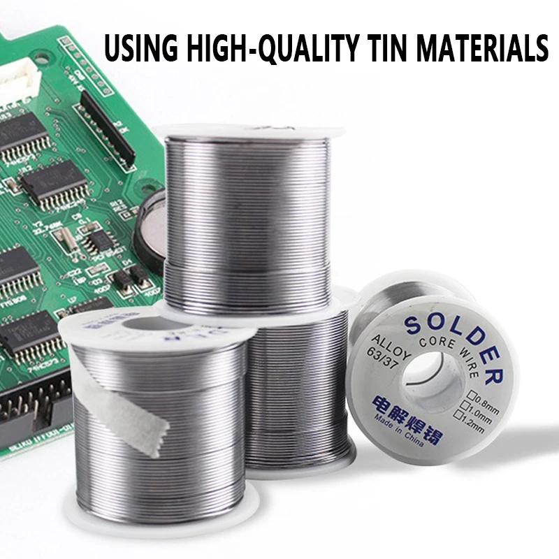 1 قطعة 0.8 مللي متر 1 مللي متر لحام القصدير سلك لحام 20 جرام 50 جرام 100 جرام منخفضة ذوبان لحام لا نظيفة عالية الجودة الصنوبري الأساسية لحام سلك لفة #4