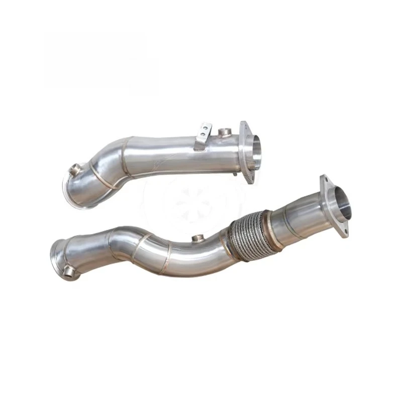 Exhaust Downpipe for  S58 G80 M3 M4 2020+ With Flexpipe 89-76mm