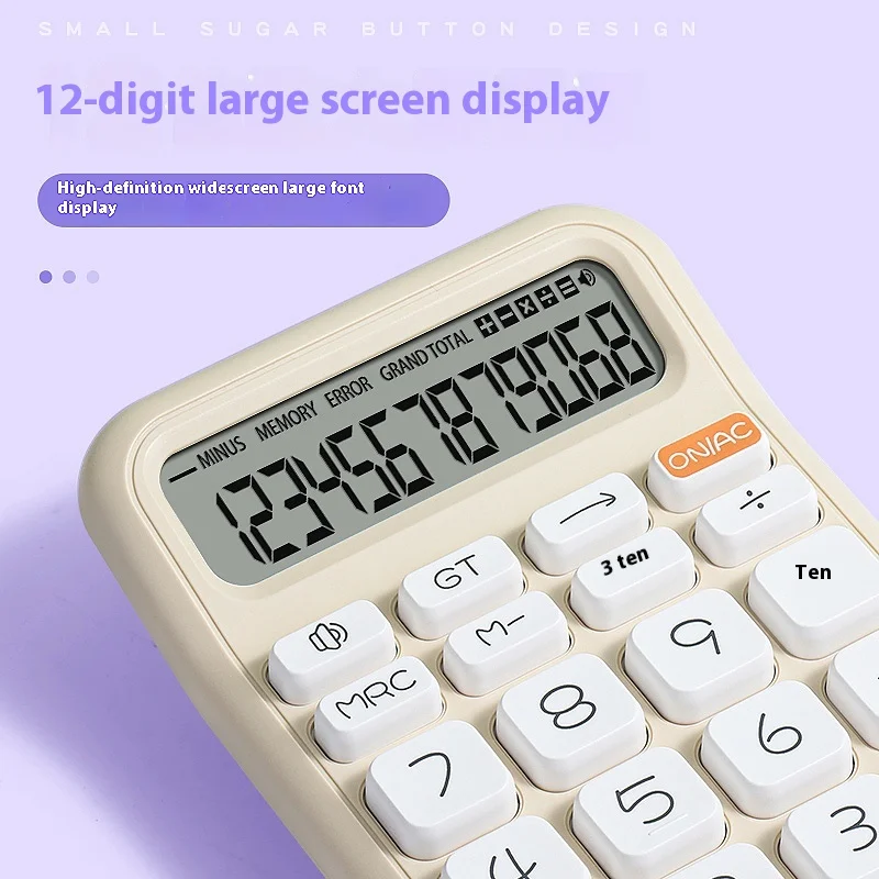 YOAINGO Calculator Flexible keyboard Student specific Office Financial Accountant Commercial accounting Mechanical buttons gift