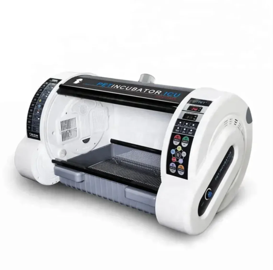 

Smart Temperature Controlled Pet Sleep Chamber Incubator Reusable for Dogs for Veterinary Clinic ICU