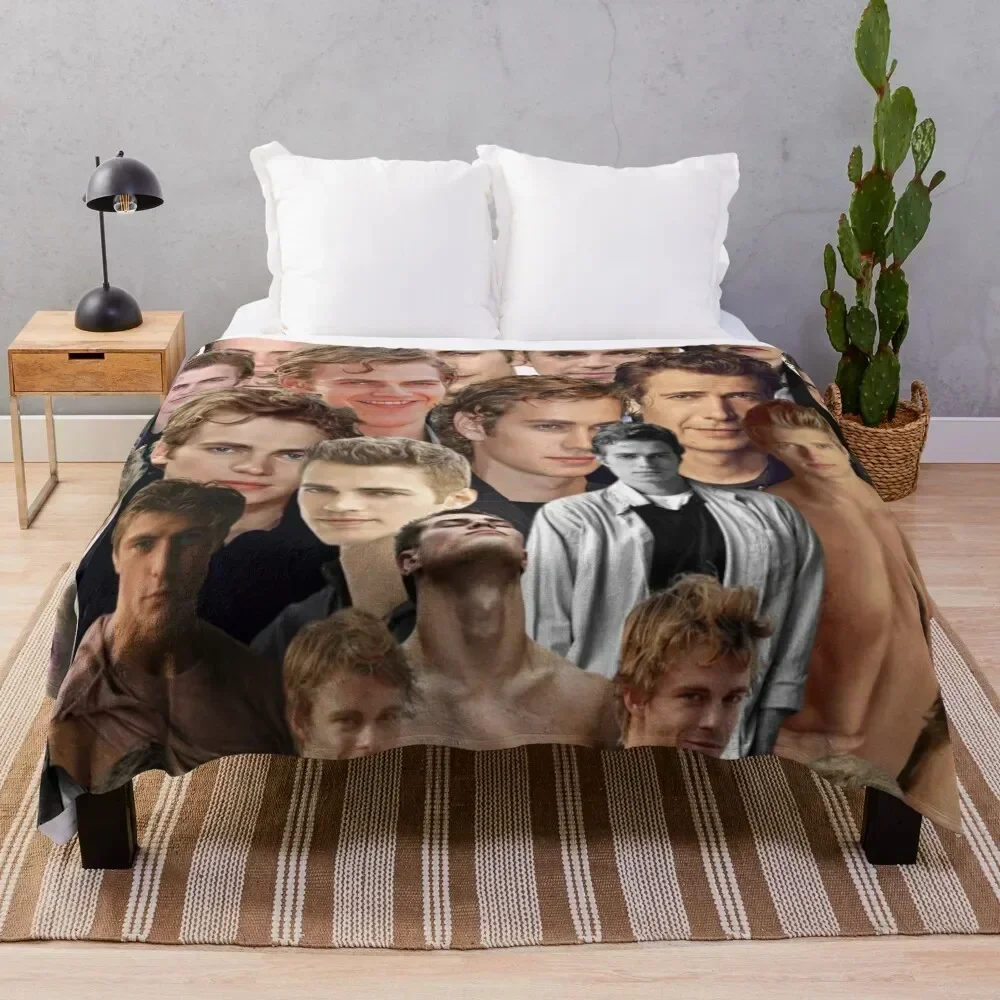 

Hayden Christensen Collage Throw Blanket Warm Throw Blanket Gift for Anniversary