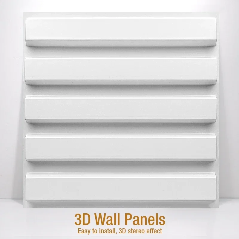 10pcs 30cm house wall renovation geometric 3D wall panel non-self-adhesive wall sticker art tile wallpaper room bathroom ceiling