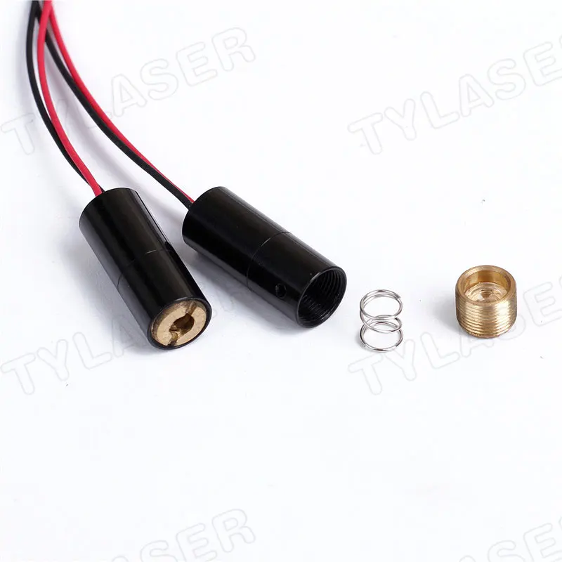 D8X18mm Adjustable Focus 670nm 685nm 1mW 5mW 10mW Red Dot Laser Diode Module Industrial Grade ACC Driver TYLASERS