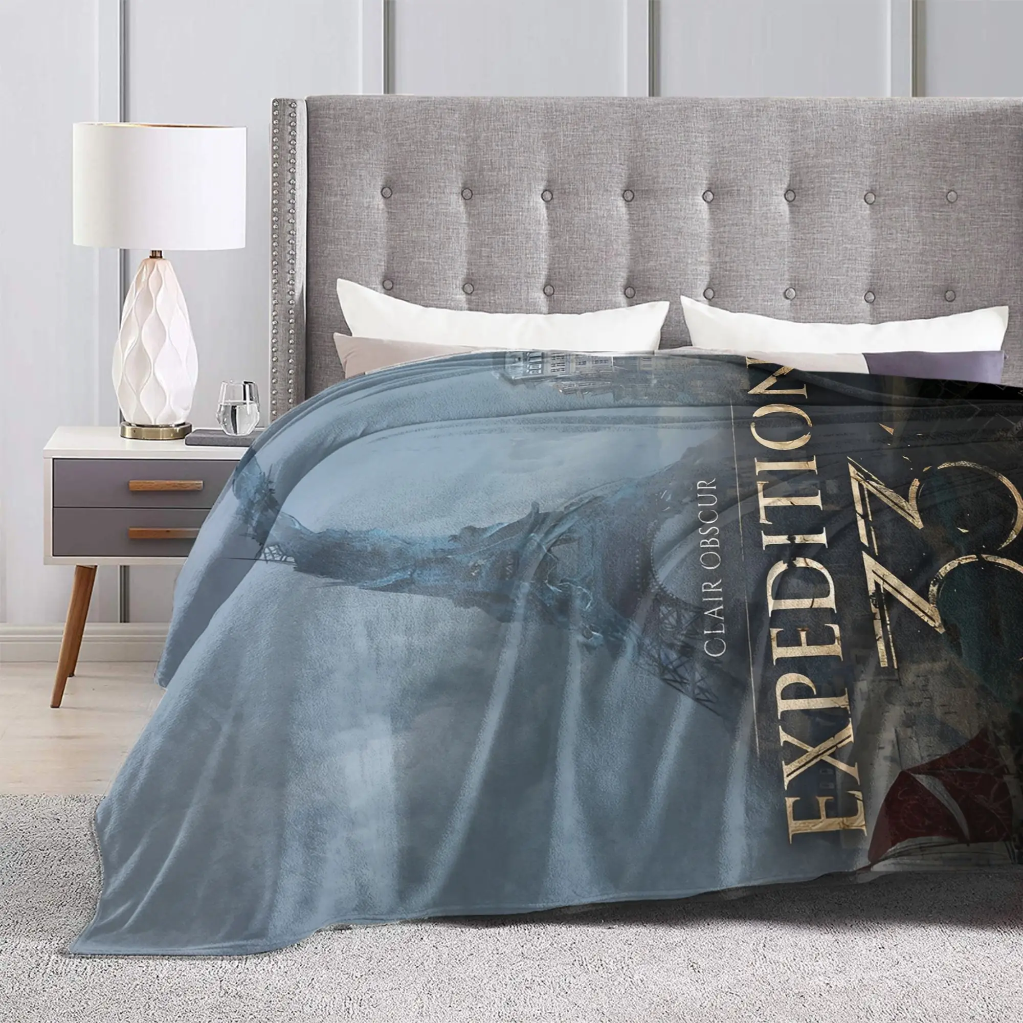 دافئ كلير Obscur إكسبيديشن 33 لعبة فيديو بطانية اكسسوارات أريكة الزخرفية رمي بطانية فائقة النعومة الصوف للسيارة #6