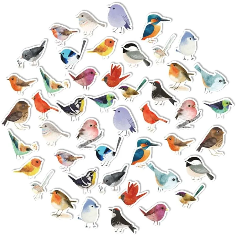 

46 шт. перемешители для скрапбукинга с птицами для мусора Jourl Scrapbng Bullet Jourl Planner конверт дневник блокнот Aum чехол для телефона для ноутбука DIY Art