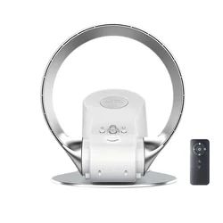 2022 SK110/220V Super Quiet Variable Speed Non-blade Less Fan Home Office Has The Remote Bladeless Wall Fan 12 inch вентилятор