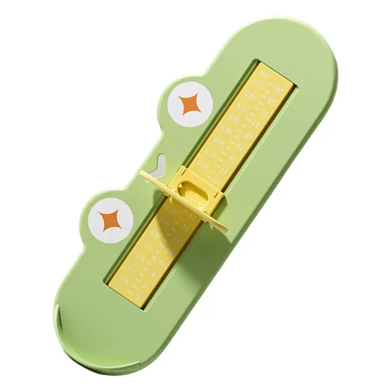 

Kids Foot Measurer Cute Frog Design Shoe Feet Measuring Ruler Sizer Kids Foot Length Measure Gauge Foot Measuring Devices Ruler