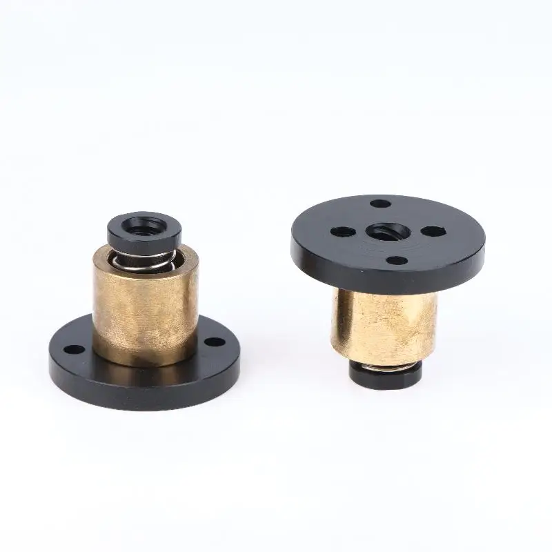 High Performance T8 Brass Lead Screw Nut Anti-backlash for CNC 3D Printing