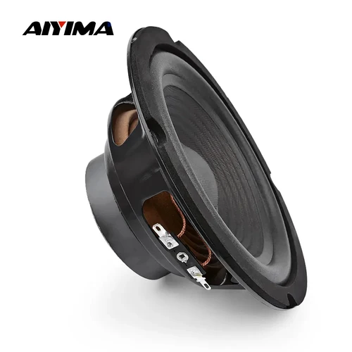 AIYIMA 1 Uds. Altavoz de graves de rango medio de 6,5 pulgadas 150W 4 8 Ohm amplificador de altavoz de Audio altavoz de graves de sonido altavoz de cine en casa