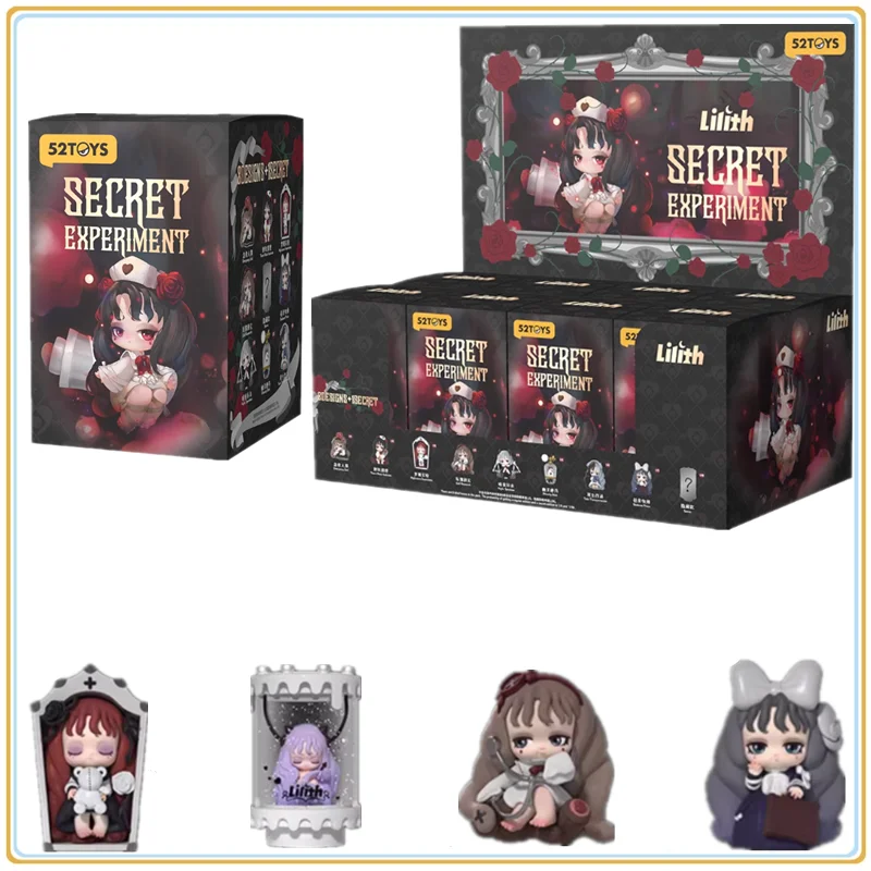 

52TOYS Lilith Secret Experiment Series слепая коробка игрушки Kawaii аниме фигурка Caixa Surprise Mystery Box куклы подарки для девочек