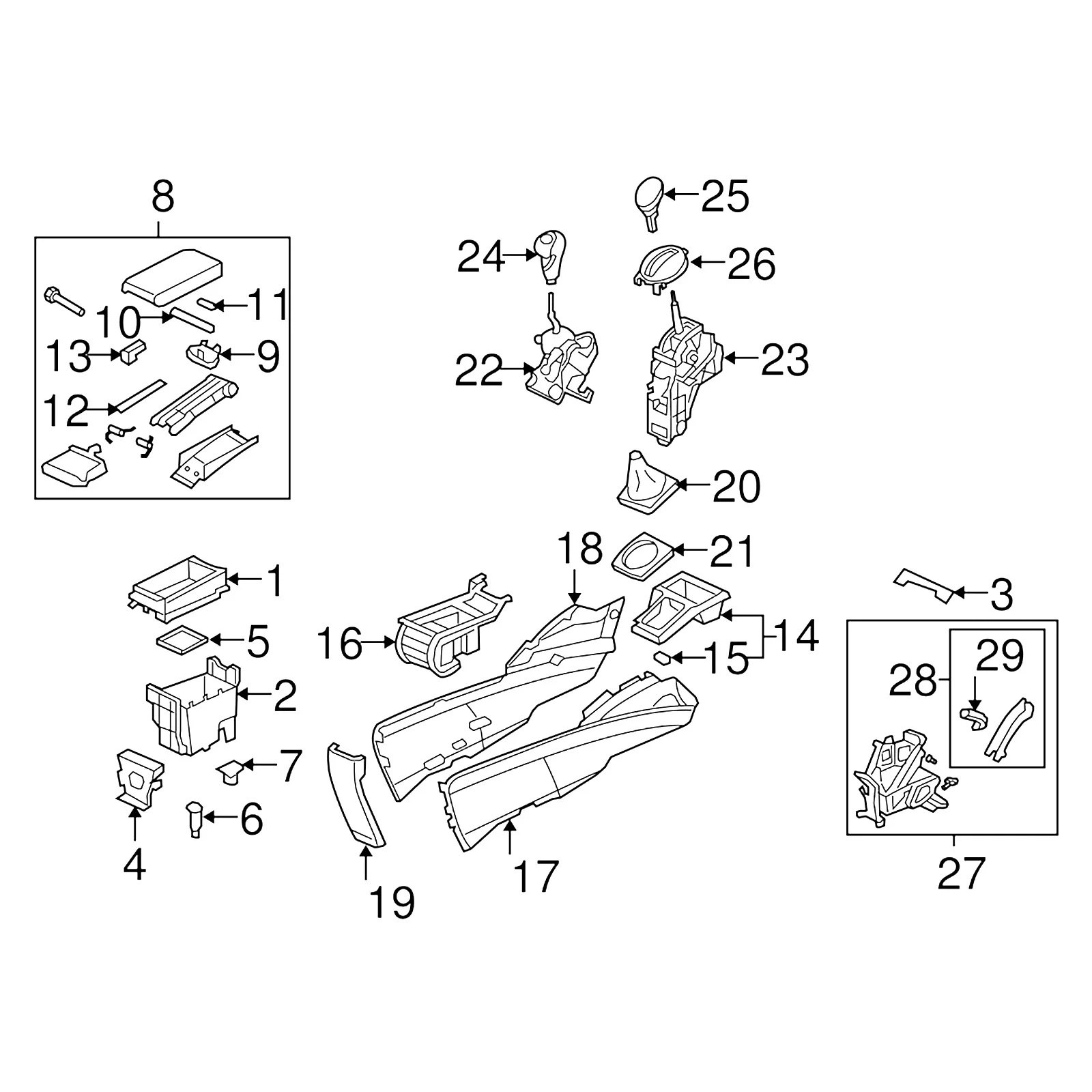 Car Interior Upgrade for for honda Civic Trim Panel Non-deformation Quick To Install Replacement Installation Wear-resistant